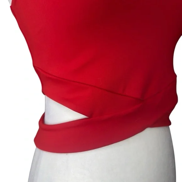 NWOT Express Body contour cut out crop tank size Small - Picture 5 of 7